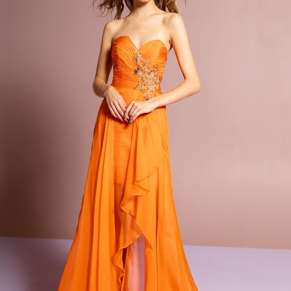 Sweetheart Neck A-Line Shape Evening Dress GS1011